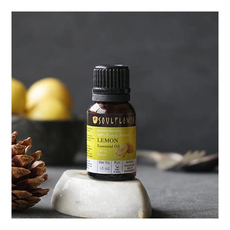 Buy Soulflower Essential Oil - Lemon 15 ml Online at Discounted Price | Netmeds