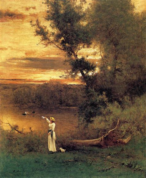 Shades Of Evening By George Inness Reproduction