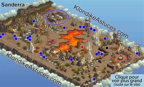 Klondike Sanderra Map