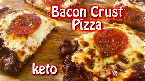 Bacon Crust Pizza - The Ultimate Keto Pizza - YouTube