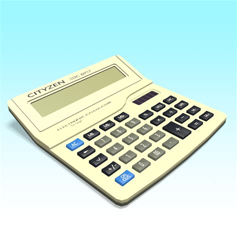 Calculator Free 3D Model - .blend - Free3D