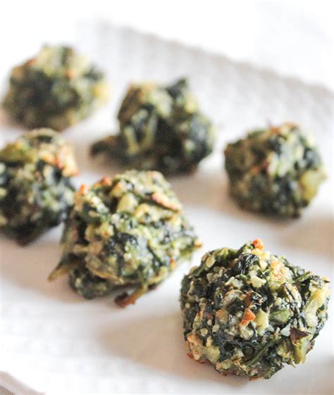 Baked Healthy Spinach Balls - A Gluten Free Recipe