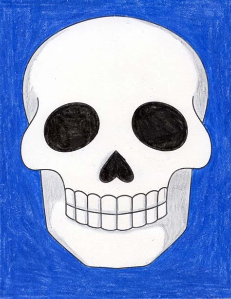 How to Draw a Skull · Art Projects for Kids