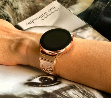 Samsung Galaxy Watch Band Rose Gold Bracelet Galaxy Watch Active Bangle ...