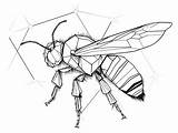 Buzzworthy Bumblebee Coloring  Page sketch template