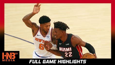 Miami Heat vs NY Knicks 3.29.21 | Full Highlights - YouTube