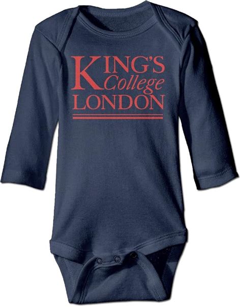 King's College London Long-Sleeve Baby Boys' Bodysuits Baby Gift Navy ...