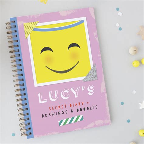 personalised kids journal by onneke | notonthehighstreet.com