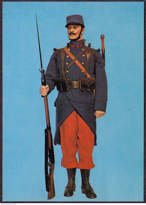 Paris-Invalides-Army museum 1914-18 French uniform-1970, 1970-1972 ...