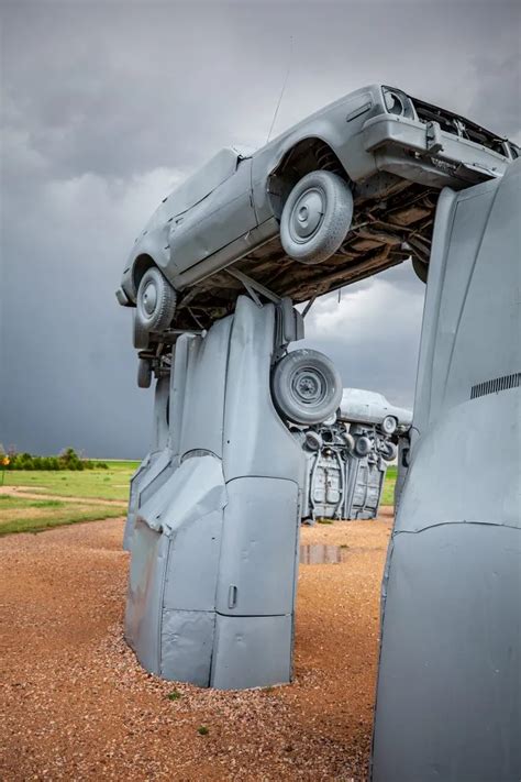 Carhenge in Alliance, Nebraska: Replica of Stonehenge Made of Cars