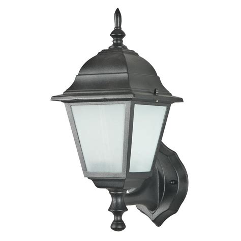 Sunset O'Donnell 1-Light Black Outdoor Wall Lantern-F4330-31 - The Home Depot