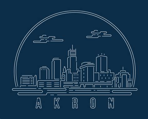 60+ Akron Ohio Skyline Stock Photos, Pictures & Royalty-Free Images ...