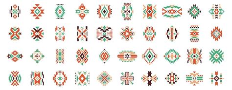 Premium Vector | Aztec ethnic motif Native american geometric pattern ...