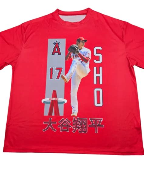 SHOHEI OHTANI LA Angels SGA 4/22/23 Limited Adult XL 2-Sided Polyester T-Shirt $26.96 - PicClick