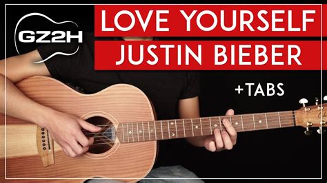 Love Yourself Guitar Tutorial Justin Bieber Guitar Lesson |Fingerpicking + Easy Chords| - YouTube