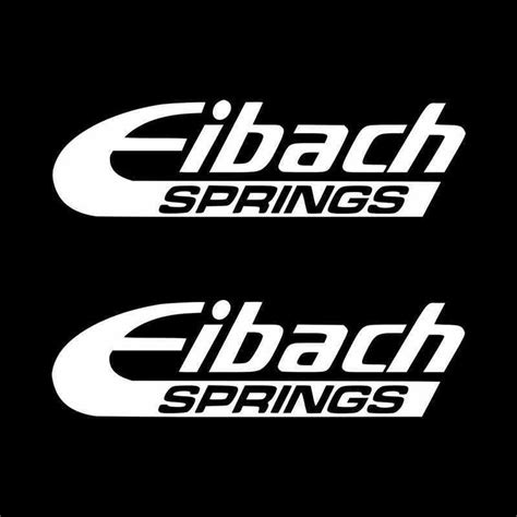 Eibach Springs Logo X Vinyl Decal Sticker