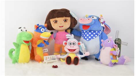 Original Dora the Explorer Boots Swiper Tico Isa Benny Cartoon Animal Soft Stuffed Plush Toys ...