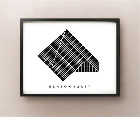 Bensonhurst, Brooklyn New York City Neighborhood Art Print - Etsy