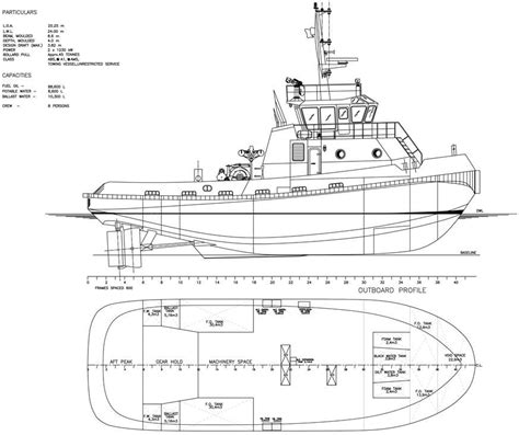 Take a look inside the #Doğançay #tugboat blueprint! | Tug boats, Boat ...