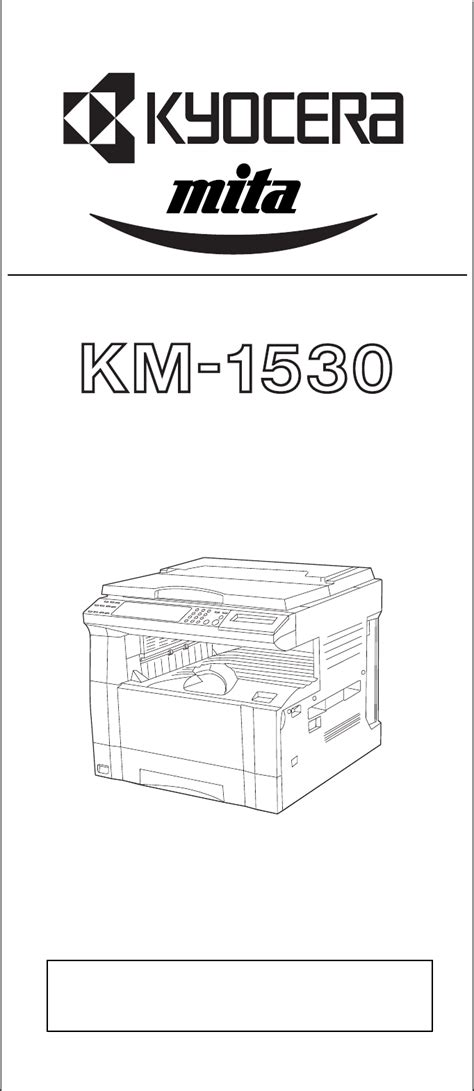 User manual Kyocera KM-1530 (English - 58 pages)