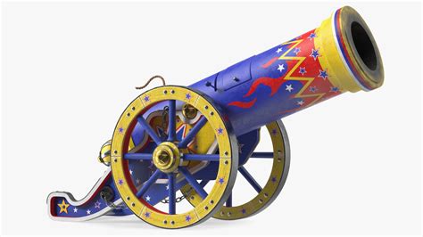 Vintage Circus Cannon 3D model - TurboSquid 1736974