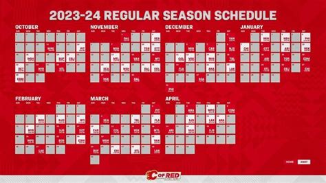 FLAMES ANNOUNCE 2023-24 REGULAR SEASON SCHEDULE – Flames Communications