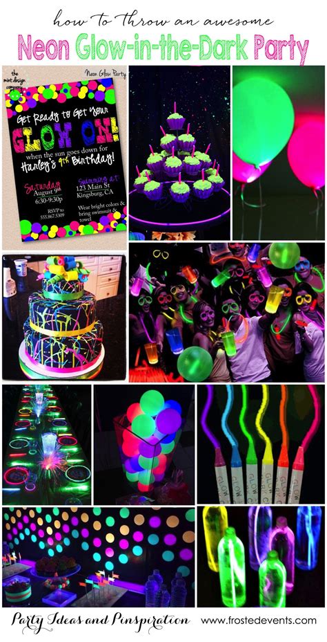 Glow in the dark neon party ideas party themes for teenagers – Artofit