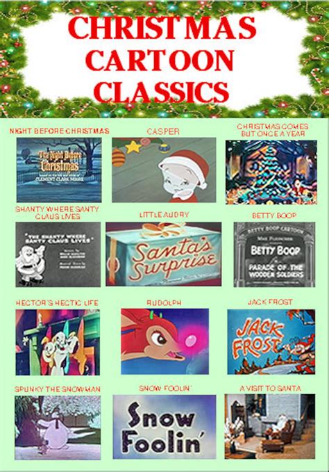 CHRISTMAS CARTOON CLASSICS - Etsy