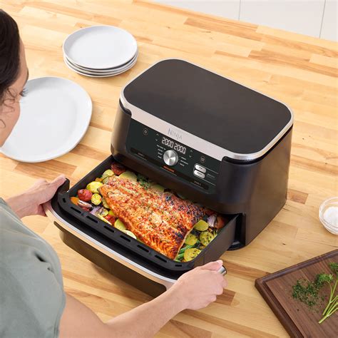 Ninja Foodi FlexDrawer XL Dual Air Fryer AF500UK | MegaZone & Dual Zone