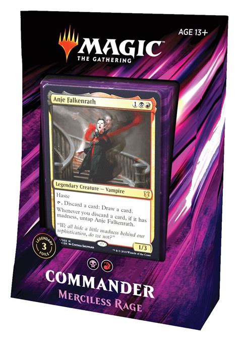 MtG Commander 2019 Merciless Rage Deck [Red White Black] - Walmart.com