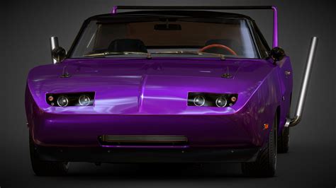 Sketchfab - dodge-charger-daytona-1969-custom-two-preview