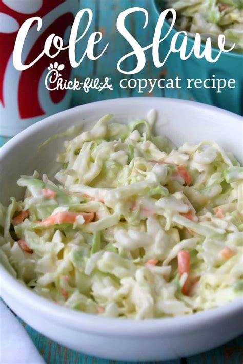 Easy Chick-fil-A Copycat Coleslaw Recipe - Life She Has