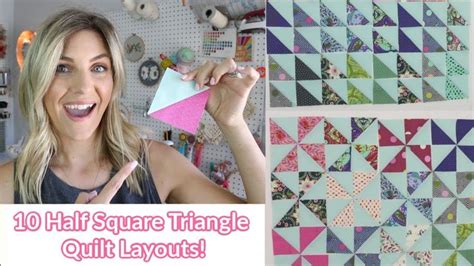 10 Awesome Half Square Triangle Quilt Layouts! | Half square triangle quilts, Triangle quilt ...