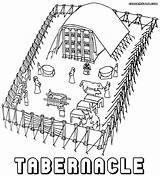 Tabernacle Coloring Page sketch template