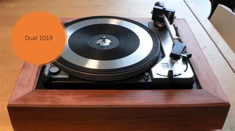 My durable, entry-level, vintage Dual 1019 turntable - winner to me ...