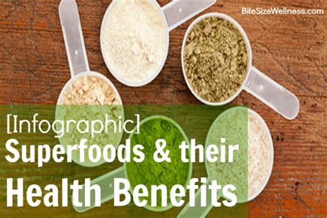 Infographic: 9 Superfoods & their Health Benefits - Dash of Wellness