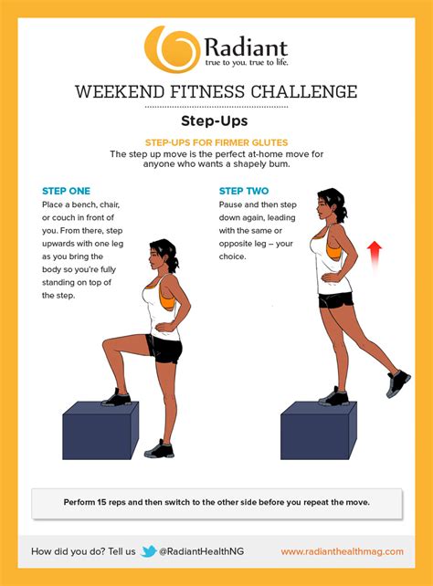 Weekend Challenge: Step-Ups - Radiant Health Magazine