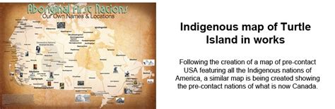 Indigenous map of Turtle Island in works | Wawatay News Online