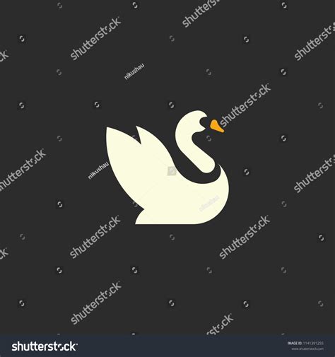 Vector Swan Logo Stock Vector (Royalty Free) 1141391255 | Shutterstock