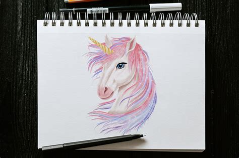 How to Draw a Unicorn – Create a Cute Unicorn Drawing