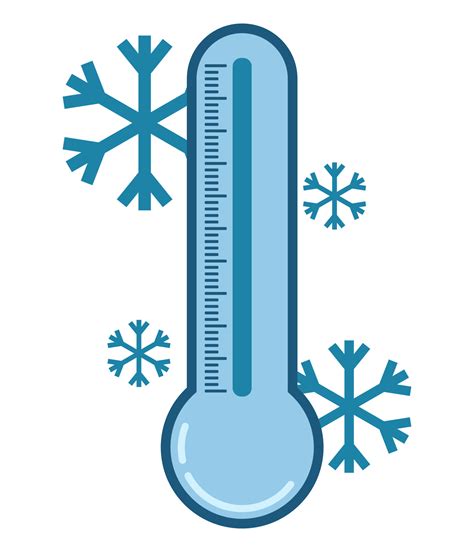 cold temperature vector icon flat design, snow, cold temperature, temperature, thermometer ...