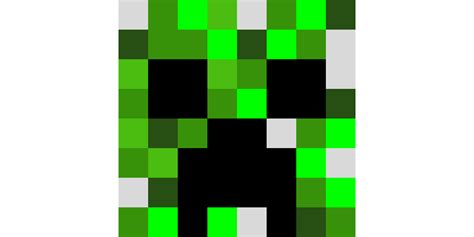 Creeper head pixel art