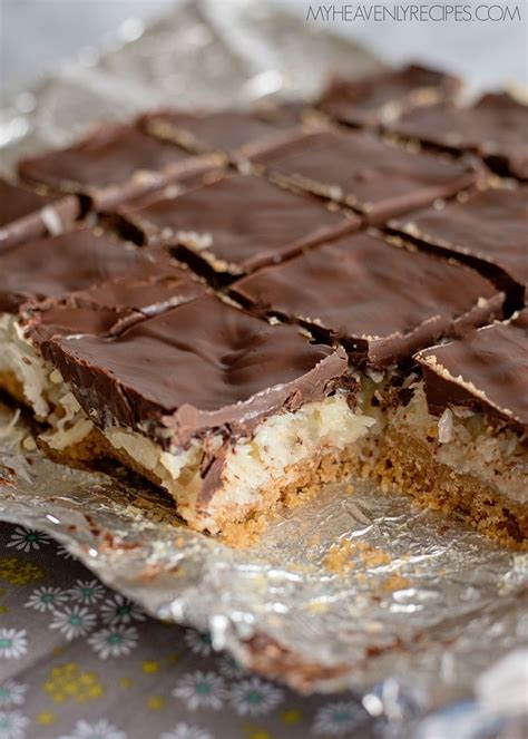 Homemade Mounds Bars - My Heavenly Recipes