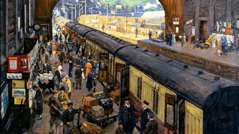 Fabulous Railway Station Paintings from the Golden Age of Train Travel