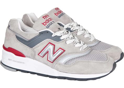 New Balance 997 Grey Red Men's - M997CGR - US