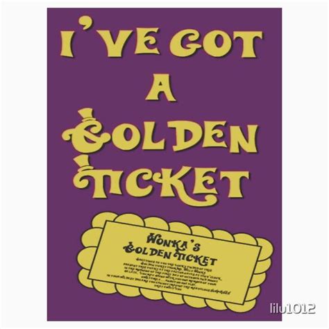 "I've Got A Golden Ticket" Kids Tees by lilu1012 | Redbubble