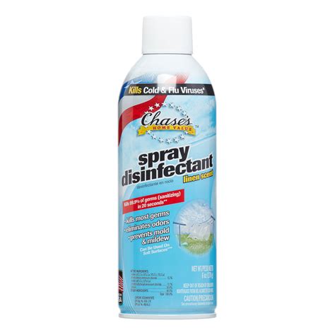 Chases Home Value Disinfectant Spray, Linen, 6 Oz - Walmart.com - Walmart.com