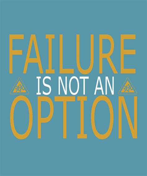 failure is not an option Poster retro Painting by Kirsten Phillips | Pixels