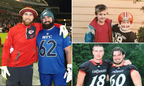 The Kelce Bros.' rise to NFL stardom in pictures ahead of the playoffs