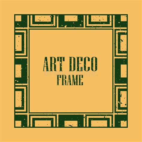 Art Deco Vintage Frame stock vector. Illustration of luxury - 135544728